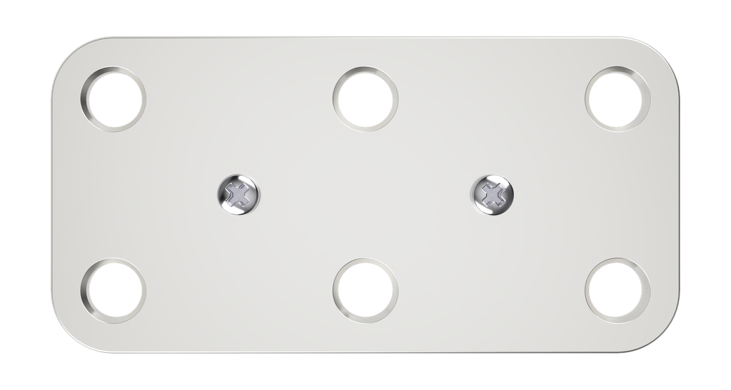 DCM Link Plate 2x3 600A (38x50mm pitch)